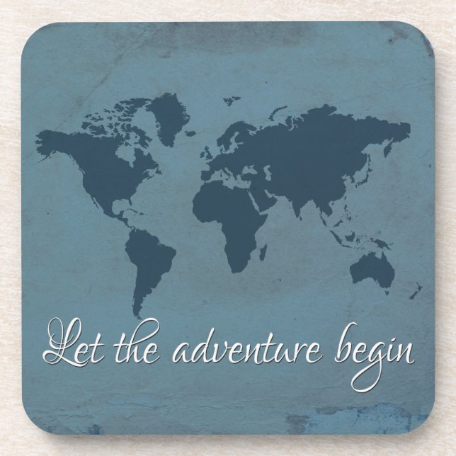 Let the adventure begin coaster (Front)