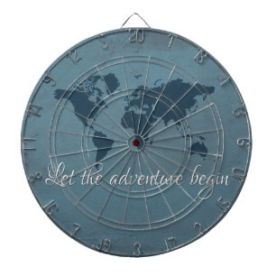 Let the adventure begin dartboard