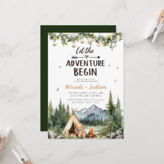 Let the Adventure Begin Invitation
