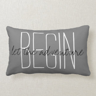 Let the adventure begin lumbar cushion