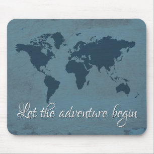Let the adventure begin mouse pad