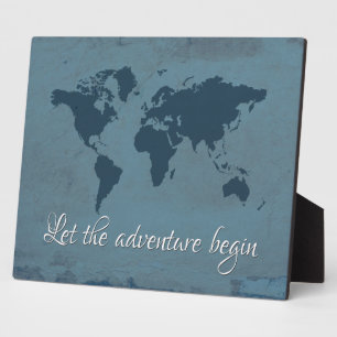 Let the adventure begin plaque