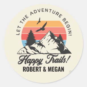 Let the Adventure Begin sticker Happy Trails