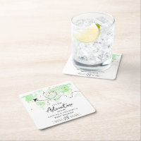 "Let The Adventure Begin!" Travel Map Baby Shower