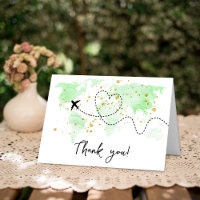 "Let The Adventure Begin!" Travel Map Baby Shower