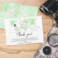 "Let The Adventure Begin!" Travel Map Baby Shower