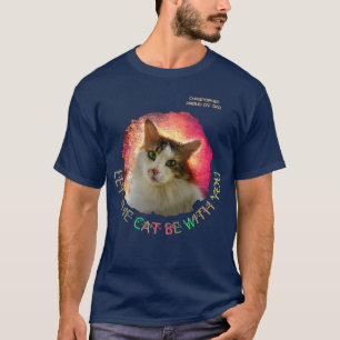 Let The Cat Be With You Customisable T-Shirt