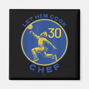 Let The Chef Cook Funny Basketball Court Legend Mo Magnet