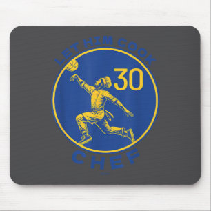 Let The Chef Cook Funny Basketball Court Legend Mo Mouse Pad