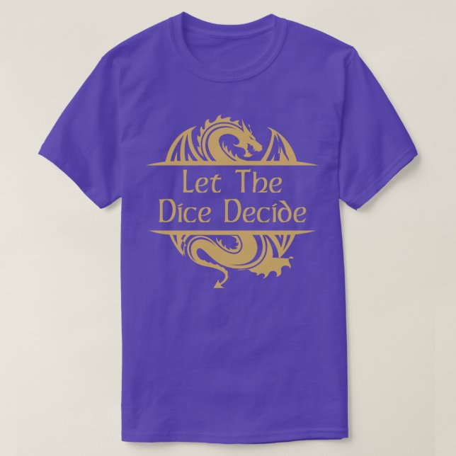 Let The Dice Decide Crest T-Shirt (Design Front)