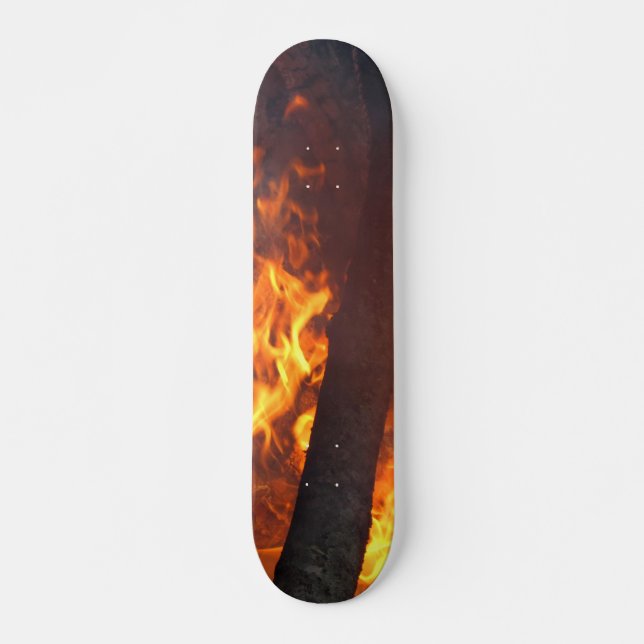 Let the Flame Roll Skateboard (Front)