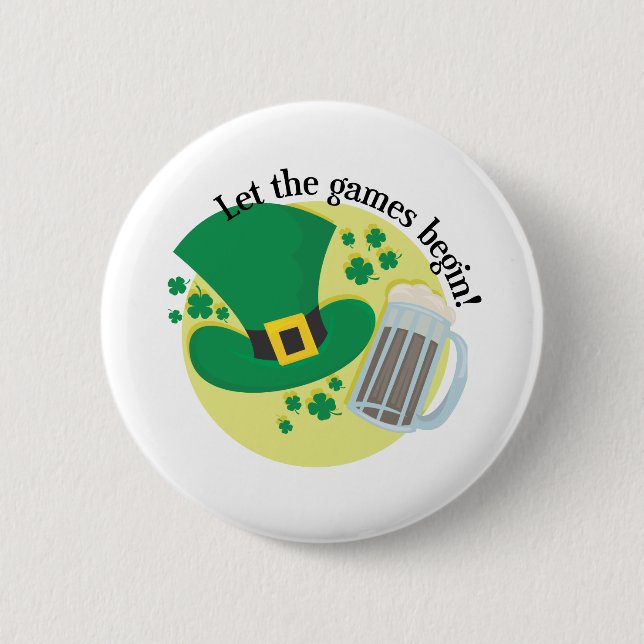 Let the Games Begin! 6 Cm Round Badge (Front)