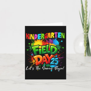 Let The Games Begin Kindergarten Cl Field Day 2025 Card