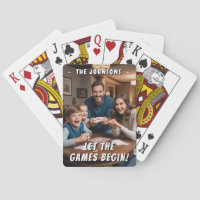 Let the Games Begin! Personal Custom Family Photo