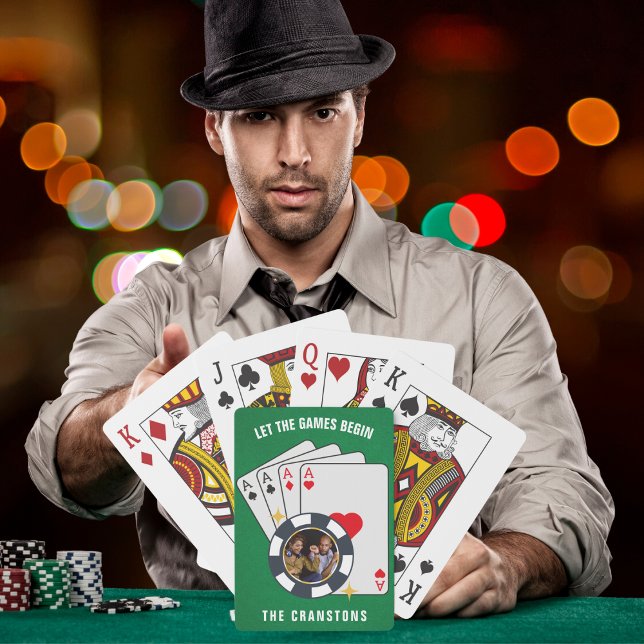 Let The Games Begin Poker Chip Design Playing Cards (Creator Uploaded)