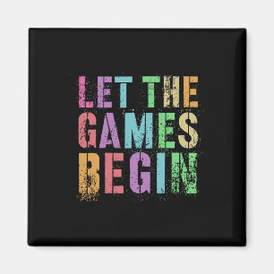 Let The Games Begin School's Out Field Day Legend  Magnet