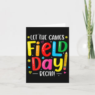 Let The Games Field Day Begin Fun Day Field Day 20 Card
