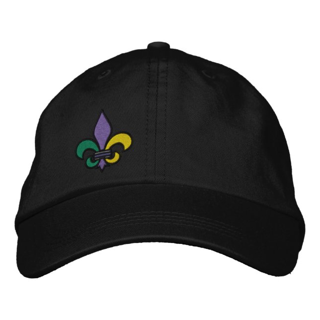 Let the Good Times Roll New Orleans Embroidered Hat (Front)