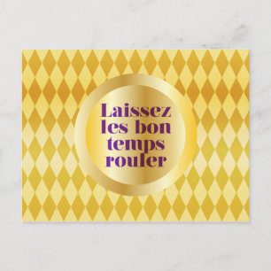 Let The Good Times Roll Postcard
