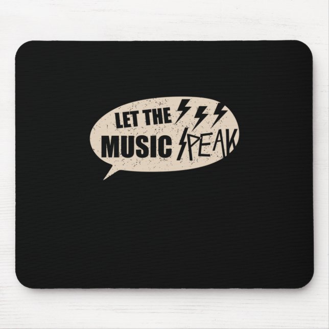 Let The Music Peak Mouse Pad (Front)