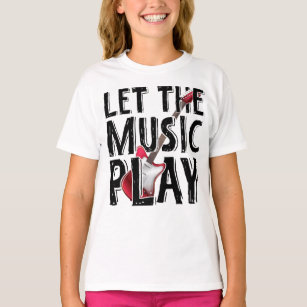 Let The Music Play Electric Guitar T-Shirt