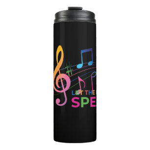 Let The Music Speak, Musical Notes Thermal Tumbler