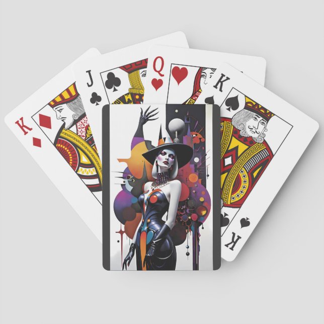 Let the Power of Witchcraft Compel You - Ken Gauge Playing Cards (Back)