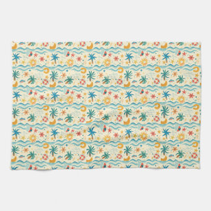 Let The Sea Set You Free And The Sun Kiss You Tea Towel