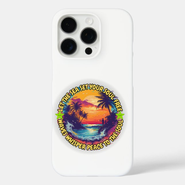 Let the Sea Set Your Soul Free Case-Mate iPhone Case (Back)