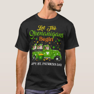 Let The Shenanigans Begin Corgi Dogs On Truck Sham T-Shirt