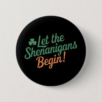 Let The Shenanigans Begin Funny Irish St Patricks 