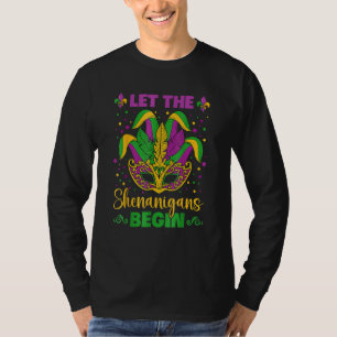 Let The Shenanigans Begin Mardi Gras 2023 Kids Men T-Shirt