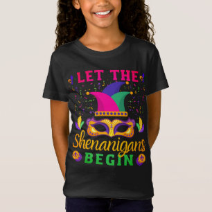 Let The Shenanigans Begin Mardi Gras Festival T-Shirt