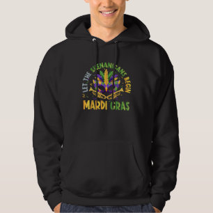 Let The Shenanigans Begin Mardi Gras Kids Men Wome Hoodie
