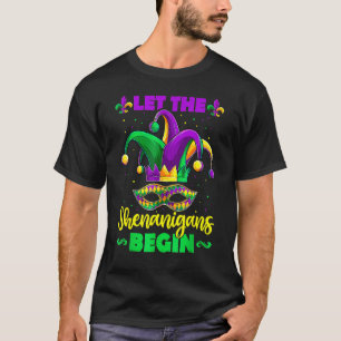 Let The Shenanigans Begin Mardi Gras , Kids T-Shirt