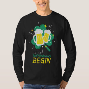 Let the Shenanigans Begin Mardi Gras Parade Carnev T-Shirt