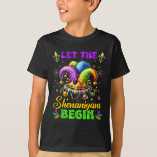 Let The Shenanigans Begin Mardi Gras Shirts Men Wo