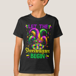 Let The Shenanigans Begin Mardi Gras T-Shirt
