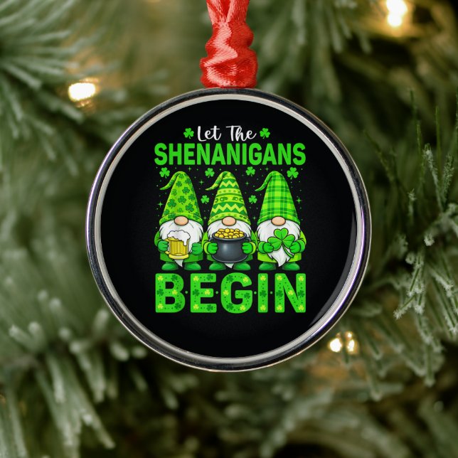 Let The Shenanigans Begin Metal Tree Decoration (Tree)