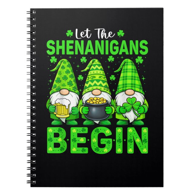 Let The Shenanigans Begin Notebook (Front)