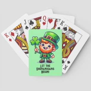 Let the Shenanigans Begin, St. Patrick’s Day Playing Cards