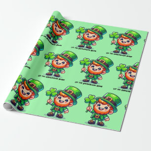 Let the Shenanigans Begin, St. Patrick’s Day Wrapping Paper