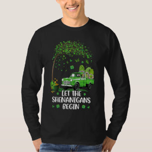 Let The Shenanigans Begin St Patricks Day Gnomes G T-Shirt
