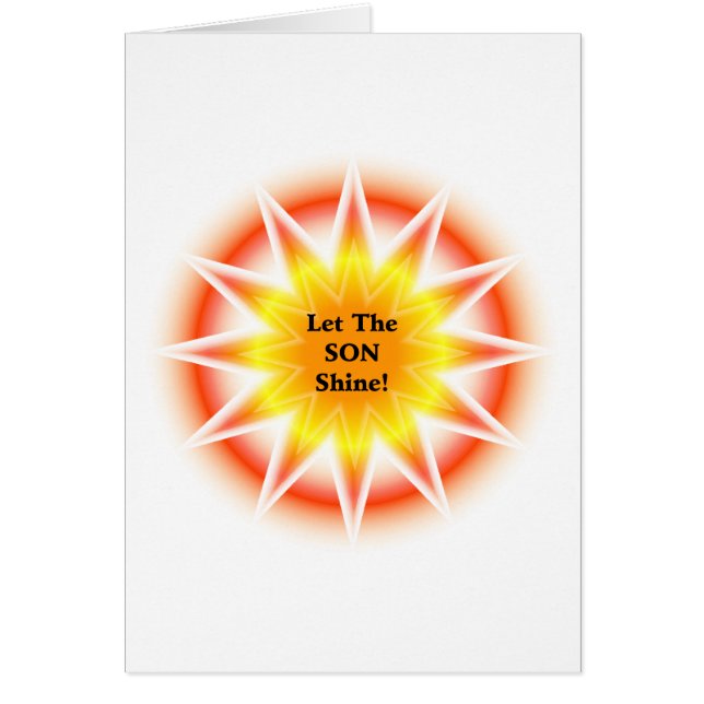 Let The Son Shine (Front)