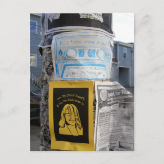 Let the sunshine in postcard