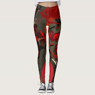 Let Them Come, Japanese Samurai Warrior Leggings