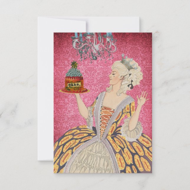 Let them Eat Cake ~  Invitations / RSVP (Front)