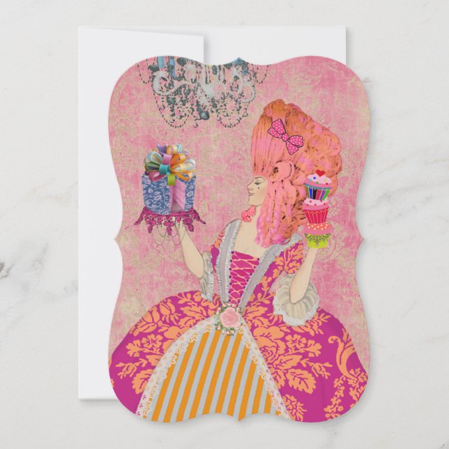 Let them Eat Cake ~  Invitations / RSVP  (Front)