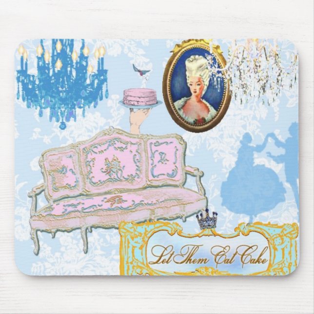 Let Them Eat Cake Mousepad - Customised (Front)