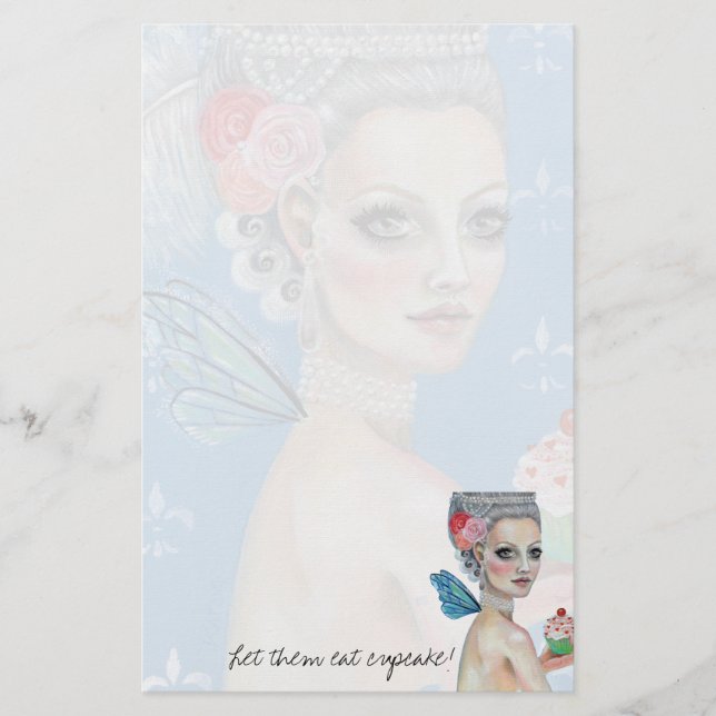 Let them eat cake stationery (Front)